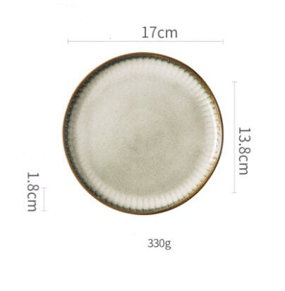 ANTOWALL Japanese Ceramic Plates & Rice Bowl