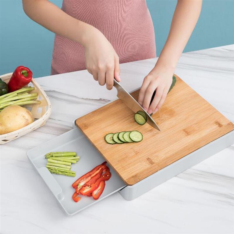 Cutting Board with Containers